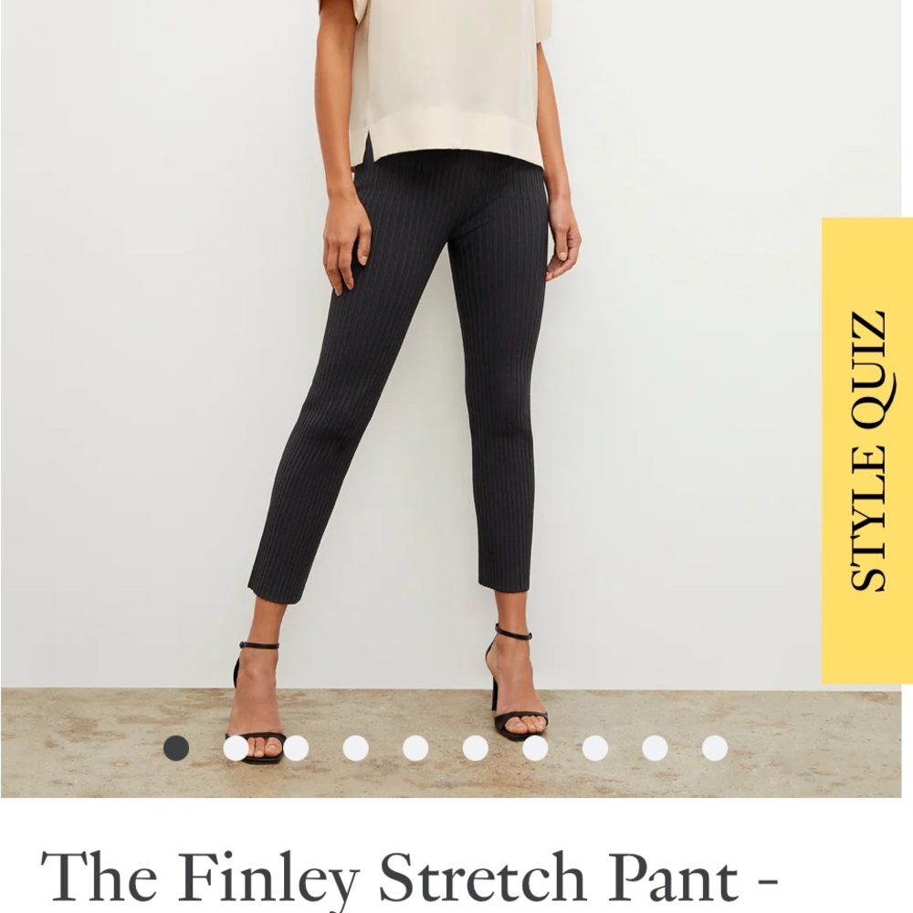 Mm lafleur black Finley stretchy pants size M